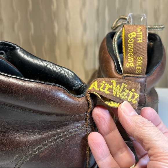 Doc Dr. Martens 8287 Men's 6 Brown Leather Padded Collar England UK Vintage Y2K - Picture 15 of 16